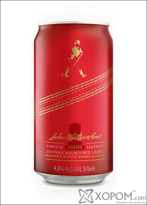 Johnnie Walker Red Label and Cola Special Editon Aluminum Based Package Design